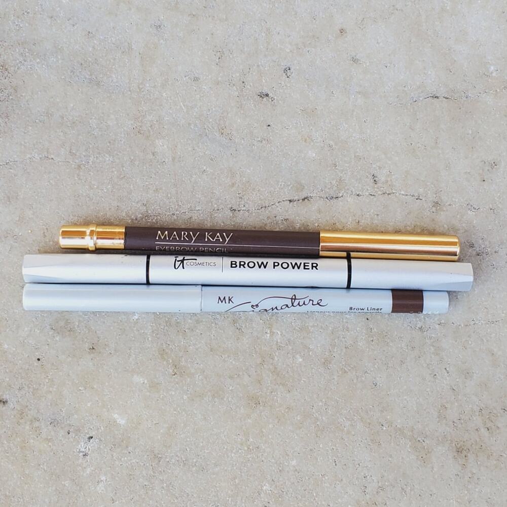 Two Mary Kay &  One IT CosmeticsEyebrow Pencil Liner Chesnutt Brown Taupe